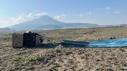 Aksaray’da peş peşe sıcak hava balonu kazaları