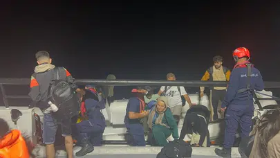 Bodrum açıklarında kaçış planı bozuldu!