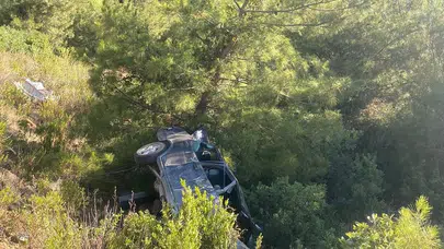 Hatay'da otomobil uçuruma yuvarlandı: 1 ölü, 2 yaralı