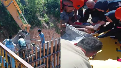 Beton pompası elektrik hattına değdi, genç işçi akıma kapıldı