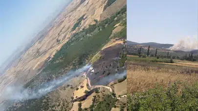 Balıkesir'de orman yangını çıktı!