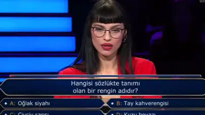 Hangisi sözlükte tanımı olan bir rengin adıdır? İşte cevabı