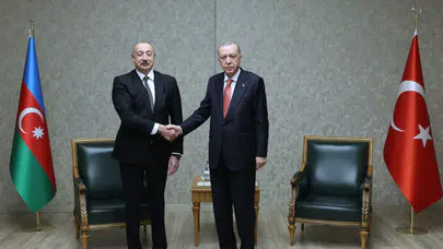 Cumhurbaşkanı Erdoğan ile Azerbaycan Cumhurbaşkanı Aliyev bir arada!