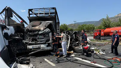D-650 kara yolunda tır dehşeti: Karşı şeride girdi! 1 ölü, 2 yaralı!