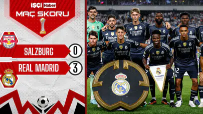 Real Madrid, Salzburg'u 3 golle geçti!