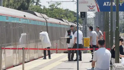 Marmaray'da dehşet anları: Ataköy istasyonunda intihar!