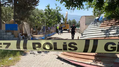 Hatay'da kaçak inşa edilen evin yıkımı sırasında çıkan arbede çıktı: 1 yaralı!