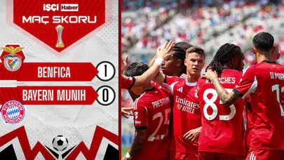 Benfica, Bayern Münih'i tek golle geçti!
