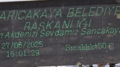 50 Derecelik sıcaklık şoke etti!
