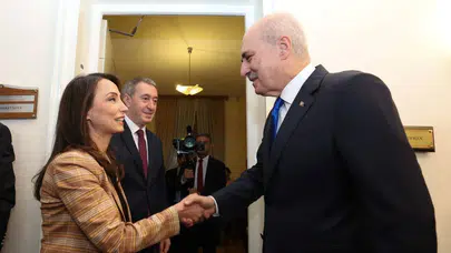 Numan Kurtulmuş, DEM Parti'yi ziyaret etti