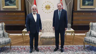 Cumhurbaşkanı Erdoğan, HÜDA PAR ve DSP liderleriyle görüştü
