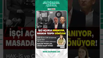 Mahmut Arslan yine sustu! İşçinin hakkı değil, tespih konuşuldu