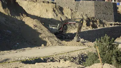 Kazı çalışmasında şok gelişme: Top mermisi bulundu