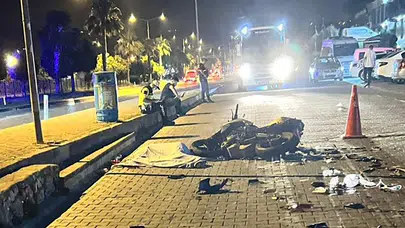Alanya’da motosiklet kazası