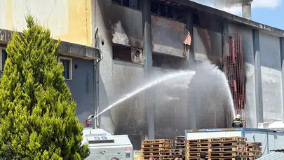Tekirdağ'da kimyasal üretim fabrikasında yangın!