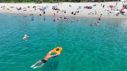 Antalya sahillerinde hayat kurtaran teknoloji: İnsansız cankurtaran robot hizmette!