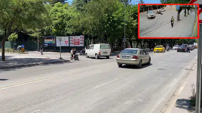 Eskişehir’de U dönüşü faciası: Motosikletliye çarpan sürücü umursamadan yola devam etti!