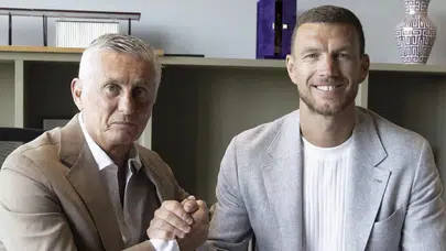 Fiorentina, Edin Dzeko ile 1+1 yıllık sözleşme imzaladı