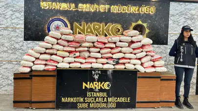 Esenyurt'ta 144 kilogram skunk ele geçirildi