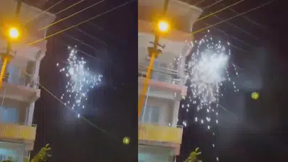 Hatay'da aşırı sıcaklardan elektrik telleri patladı