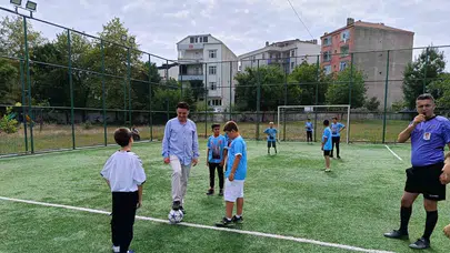 Bafra İlçe Müftülüğü, yaz Kur’an kursları futbol müsabakalarını başlattı