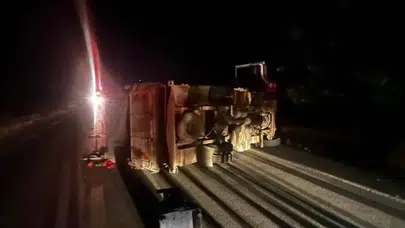 Bilecik'te kamyonet devrildi: 2 yaralı!