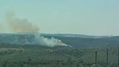 Sultangazi Kent Ormanı'nda yangın