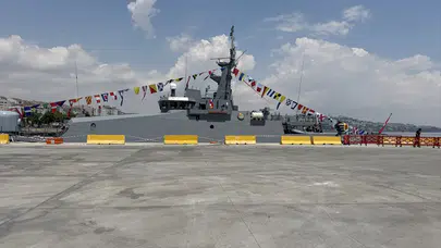 Tekirdağ’da 'TCG Tekirdağ' gemisi halkın ziyaretine açıldı