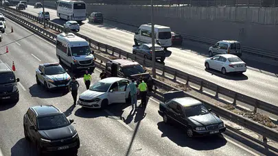 Kocaeli Gebze’de zincirleme kaza: Trafik felç oldu