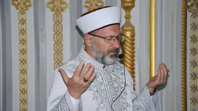 Diyanet İşleri Başkanı orman yangınlarının sona ermesi için dua etti