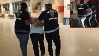 Beykoz'da işaret fişeği ile yangın çıkaran şahıs tutuklandı