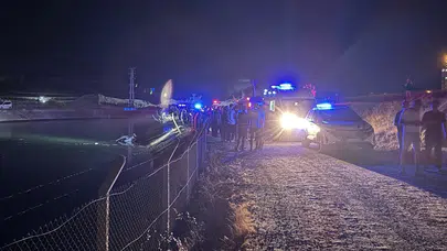 Kahramanmaraş'ta kahreden kaza! Otomobil, sulama kanalına devrildi: 2 ölü, 2 yaralı!