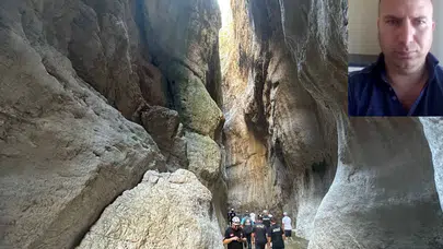 Kanyonda feci kaza: Adam metrelerce yüksekten düşerek can verdi