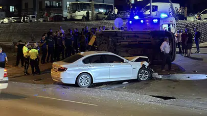 Kayseri'de otomobil ile minibüs çarpıştı: 9 yaralı!