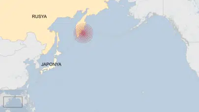 Rusya'nın doğusunda Kamçatka Yarımadası'nda 8,8 büyüklüğünde deprem!