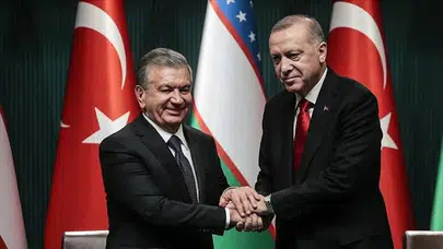 Erdoğan, Özbekistan Cumhurbaşkanı Mirziyoyev ile telefonda görüştü