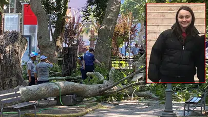 Kocaeli Gölcük’te çınar ağacından düşen dal can aldı