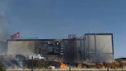 Tekirdağ’da fabrika yangını: 4 işçi hastaneye kaldırıldı