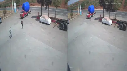 Şanlıurfa'da el freni çekilmeyen araç faciaya yol açıyordu! Pompacı durumu böyle kurtardı
