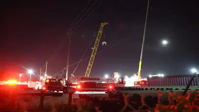 Los Angeles kentinde tünel inşaatı çöktü!