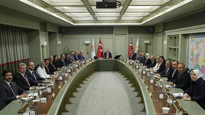 Cumhurbaşkanı Erdoğan başkanlığında AK Parti MYK toplandı