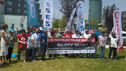 Diş hekimleri 2 günlük iş bırakma eylemi başlattı