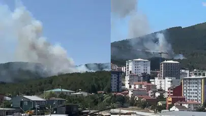 İstanbul Aydos Ormanı’nda yangın