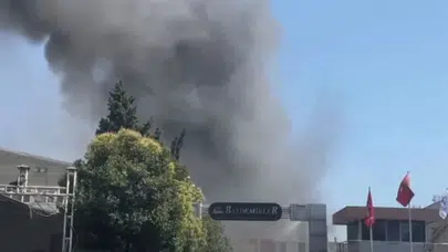 Esenyurt'ta tekstil fabrikasında yangın!