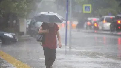 Meteoroloji'den 4 il için uyarı: Kuvvetli rüzgar ve sağanak geliyor!