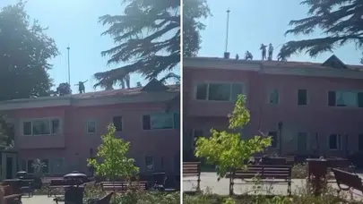 Sarıyer Baltalimanı Hastanesi'nde yangın!