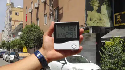 Termometre 50 dereceye dayandı! Cizre'de sıcak hava hayatı durma noktasına getirdi