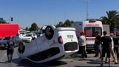Kartal Sahil Yolu’nda feci kaza