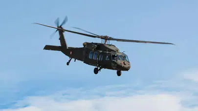 Gana'da askeri helikopter düştü!