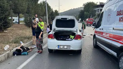 Samsun'da otomobil ile motorlu bisiklet çarpıştı: 27 yaşındaki genç öldü